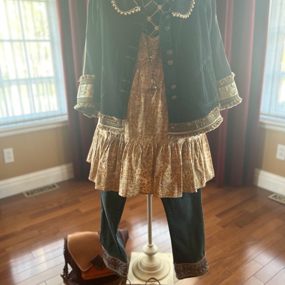 Jeans jacket customize large size💜💜💜 - Picture 7 of 9